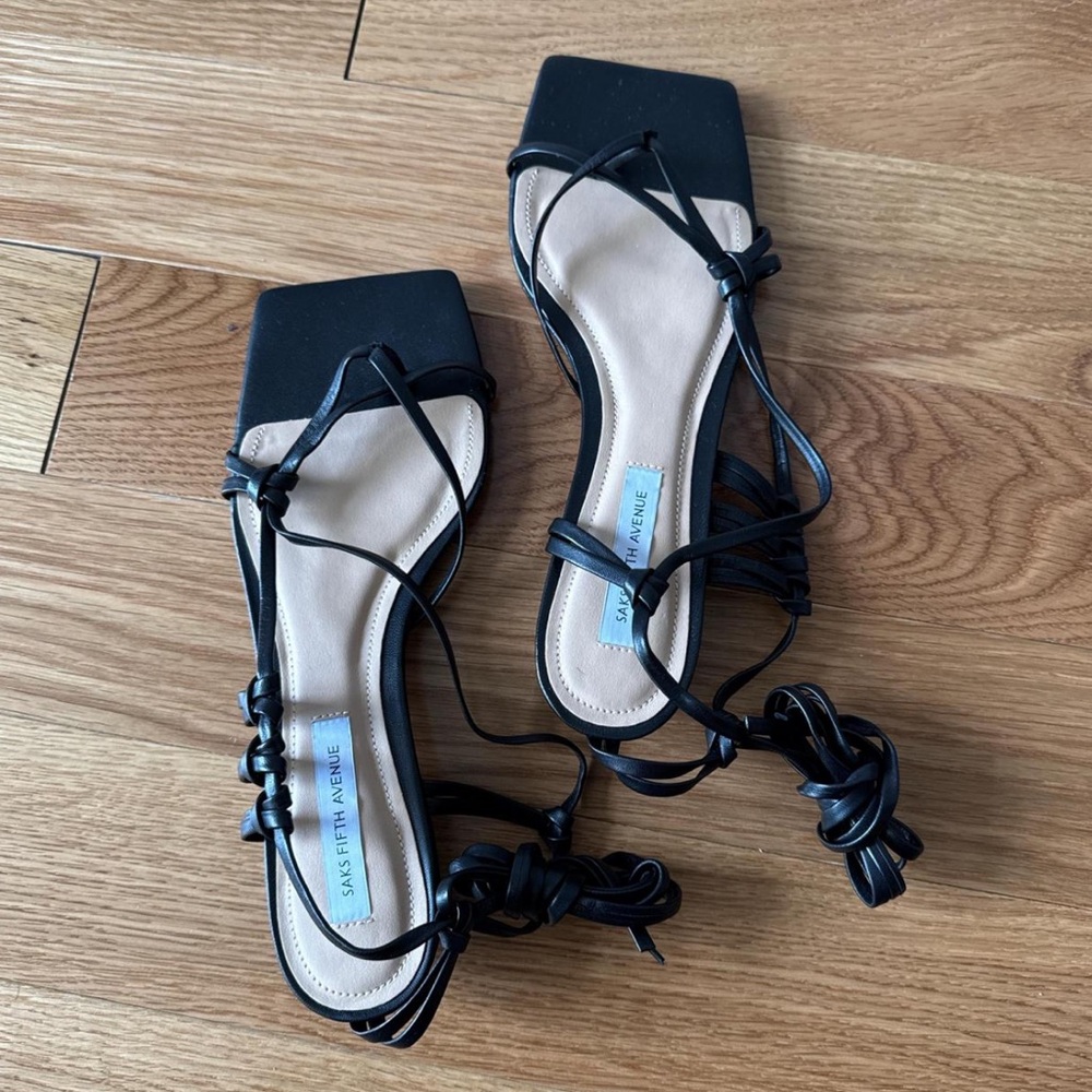 Saks Fifth Avenue Lace-up Sandals